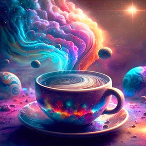 Cup-Full Round Diamond Painting-30x30cm