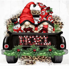 Load image into Gallery viewer, Christmas Gnome-Full Round Diamond Painting-30x30cm
