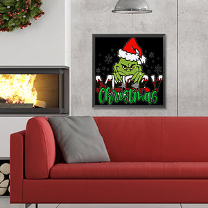 Grinch-Full Round Diamond Painting-30x30cm