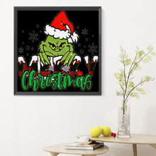 Load image into Gallery viewer, Grinch-Full Round Diamond Painting-30x30cm
