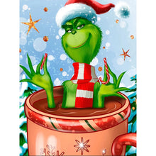 Load image into Gallery viewer, Grinch-Full Round Diamond Painting-30x40cm
