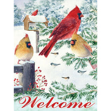 Load image into Gallery viewer, Cardinal-Full Round Diamond Painting-30x40cm
