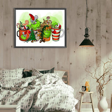Load image into Gallery viewer, Grinch Cup Drink-Full Round Diamond Painting-40x30cm
