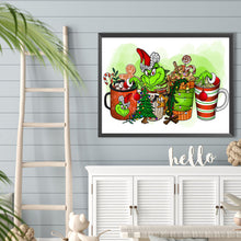 Load image into Gallery viewer, Grinch Cup Drink-Full Round Diamond Painting-40x30cm
