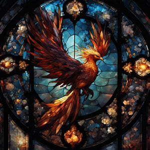 Bird-Full Round Diamond Painting-30x30cm