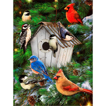 Load image into Gallery viewer, Bird-Full Round Diamond Painting-30x40cm
