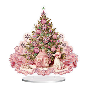 Christmas-Single Side Drill-Diamond Desktop Ornament