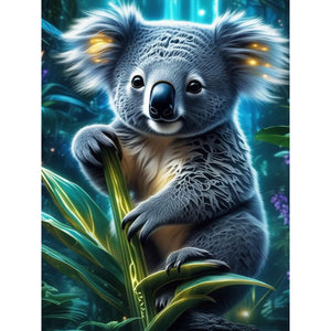 Koala-Full Round Diamond Painting-30x40cm