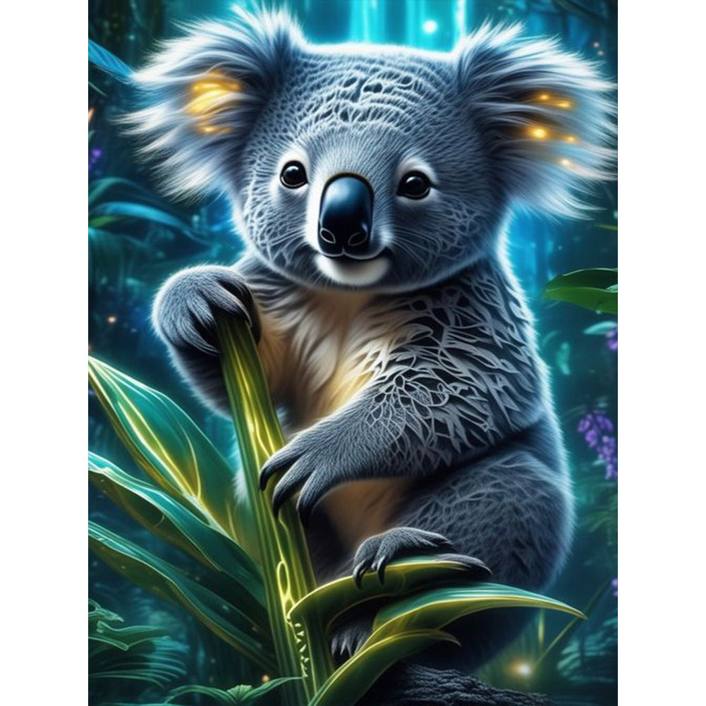 Koala-Full Round Diamond Painting-30x40cm