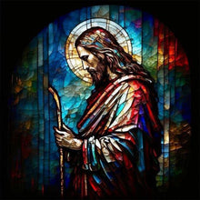 Load image into Gallery viewer, Jesus-Full Round Diamond Painting-30x30cm
