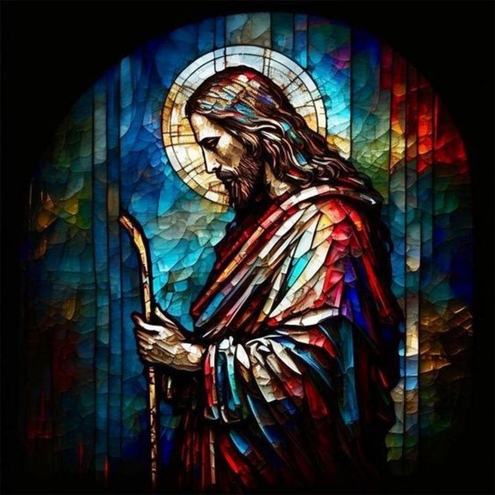 Jesus-Full Round Diamond Painting-30x30cm