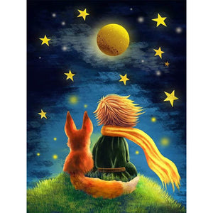 Little Prince-Full Round Diamond Painting-30x40cm
