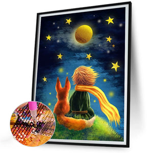 Little Prince-Full Round Diamond Painting-30x40cm