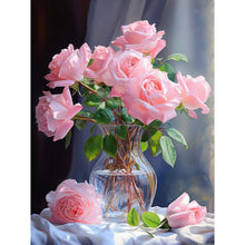 Load image into Gallery viewer, Rose-Full Round Diamond Painting-30x40cm
