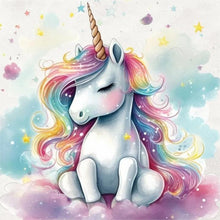 Load image into Gallery viewer, Unicorn-Full Round Diamond Painting-30x30cm
