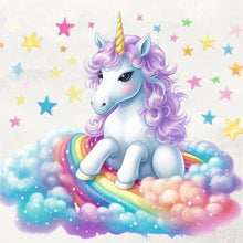 Load image into Gallery viewer, Unicorn-Full Round Diamond Painting-30x30cm
