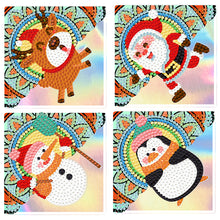 Load image into Gallery viewer, 4Pcs/Set-Animal-Diamond Corner Cover Bookmark
