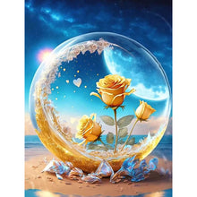 Load image into Gallery viewer, Beach Rose-Full Round Diamond Painting-30x40cm
