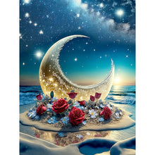 Load image into Gallery viewer, Beach Rose-Full Round Diamond Painting-30x40cm

