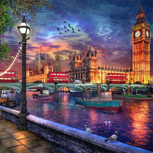 Load image into Gallery viewer, Village-Full Round Diamond Painting-30x30cm
