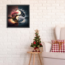Load image into Gallery viewer, Yin And Yang Diagram Of Sacred Tree-Full Round Diamond Painting-30x30cm

