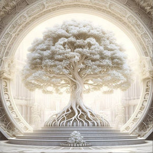 Tree-Full Round Diamond Painting-30x30cm