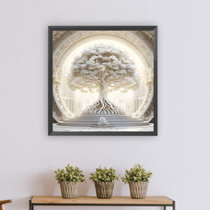 Tree-Full Round Diamond Painting-30x30cm