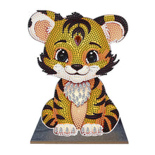 Load image into Gallery viewer, Animal-Single Side Drill-Wooden Diamond Desktop Ornament
