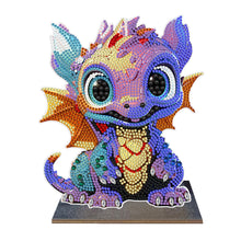 Load image into Gallery viewer, Animal-Single Side Drill-Wooden Diamond Desktop Ornament
