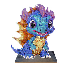 Load image into Gallery viewer, Animal-Single Side Drill-Wooden Diamond Desktop Ornament
