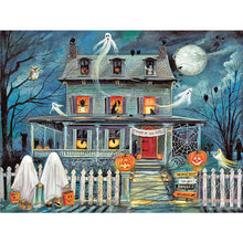 Load image into Gallery viewer, Halloween-Full Round Diamond Painting-40x30cm
