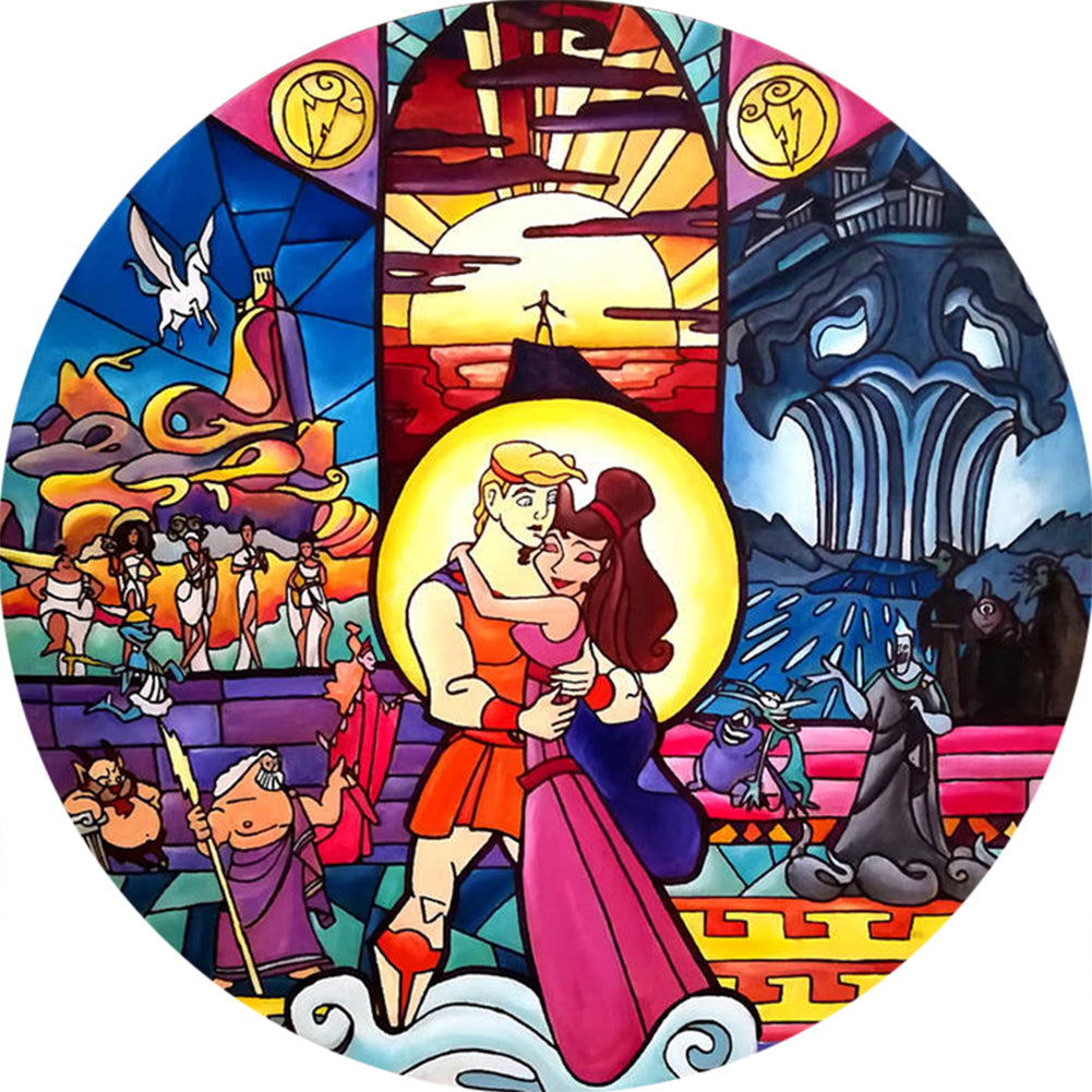 Deer-Full Round Diamond Painting-35x35cm