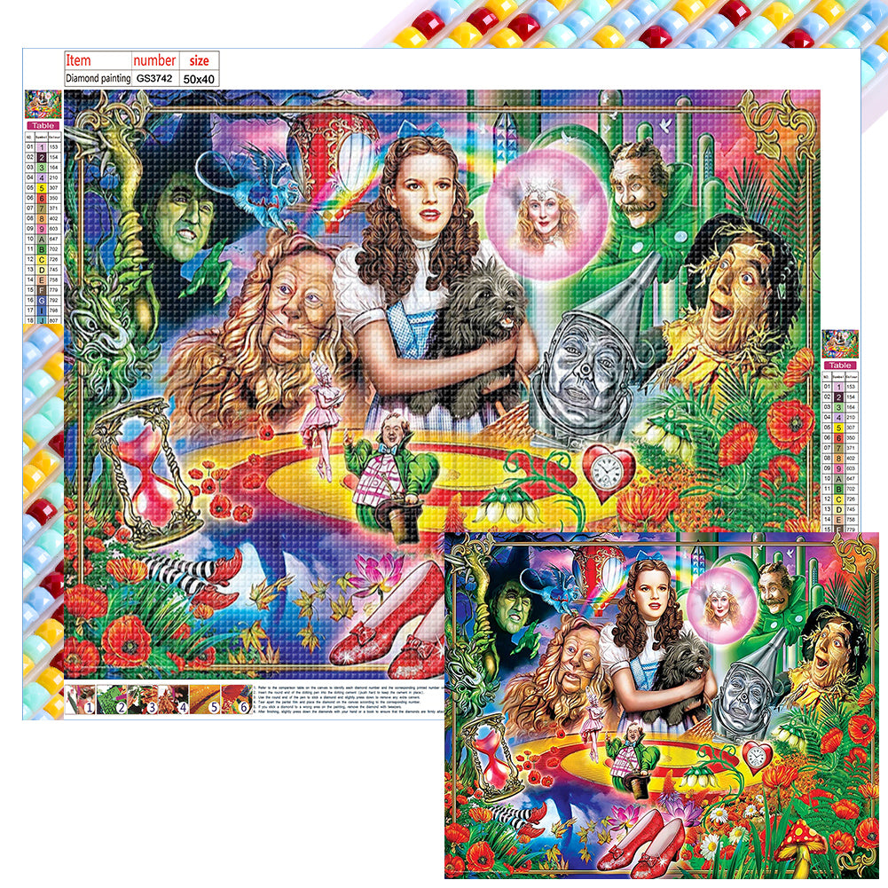 Film-Full Square Diamond Painting-50x40cm