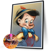Load image into Gallery viewer, Pinocchio-Full Round Diamond Painting-30x40cm

