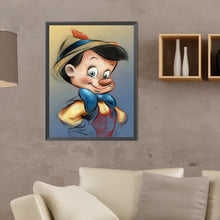 Load image into Gallery viewer, Pinocchio-Full Round Diamond Painting-30x40cm
