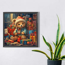 Load image into Gallery viewer, Gift Bear-Full Round Diamond Painting-40x40cm
