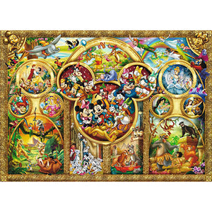Cartoon-Full Round Diamond Painting-70x50cm-Large Size