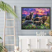 Load image into Gallery viewer, Brown Bear-Full Round Diamond Painting-40x30cm
