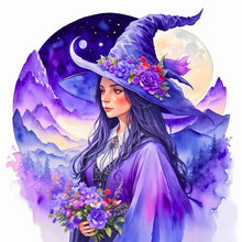 Load image into Gallery viewer, Witch-Full Round Diamond Painting-30x30cm
