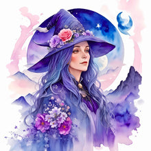 Load image into Gallery viewer, Witch-Full Round Diamond Painting-30x30cm
