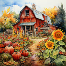 Load image into Gallery viewer, Harvest Farm-Full Round Diamond Painting-30x30cm
