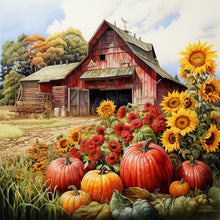 Load image into Gallery viewer, Harvest Farm-Full Round Diamond Painting-30x30cm
