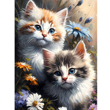 Load image into Gallery viewer, Cat-Full Round Diamond Painting-30x40cm
