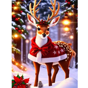 Christmas-Full Round Diamond Painting-30x40cm