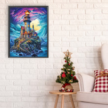 Load image into Gallery viewer, Lighthouse-Full Round Diamond Painting-30x40cm

