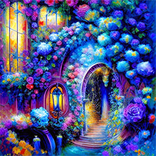 Load image into Gallery viewer, Serenity Treehouse-Full Round Diamond Painting-40x40cm
