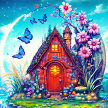 Load image into Gallery viewer, Serenity Treehouse-Full Round Diamond Painting-40x40cm
