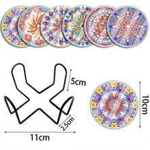 Load image into Gallery viewer, 6Pcs/Set Mandala-Acrylic Waterproof Diamond Coaster
