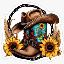 Load image into Gallery viewer, Cowboy Boots-Full Round Diamond Painting-30x30cm
