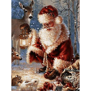 Christmas-Full Round Diamond Painting-30x40cm